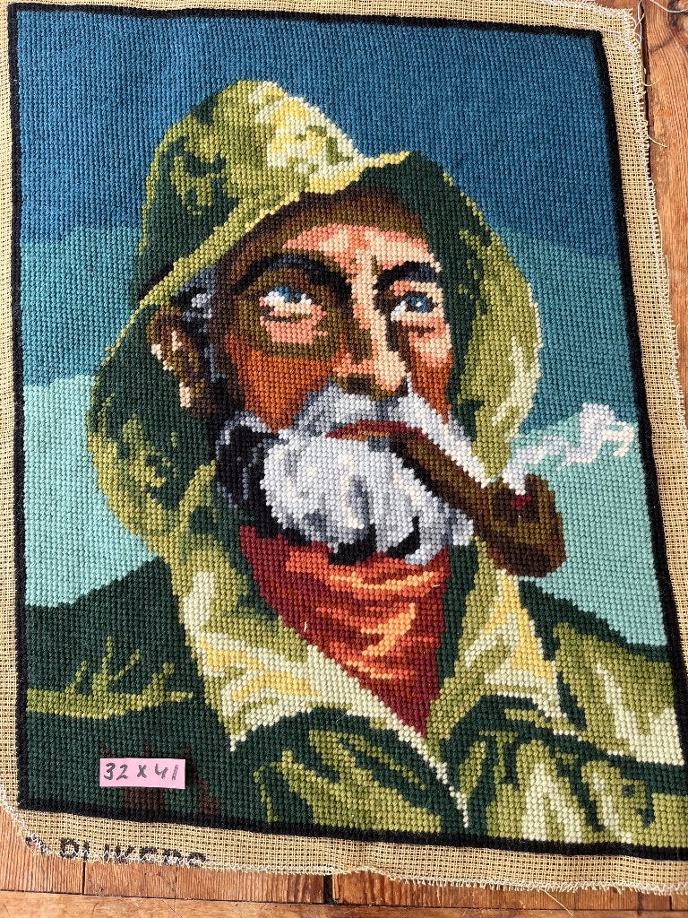 Geborduurd Dorus Brekelmans, Minder dan 50 cm, Ophalen of Verzenden, Zo goed als nieuw, Schilderij