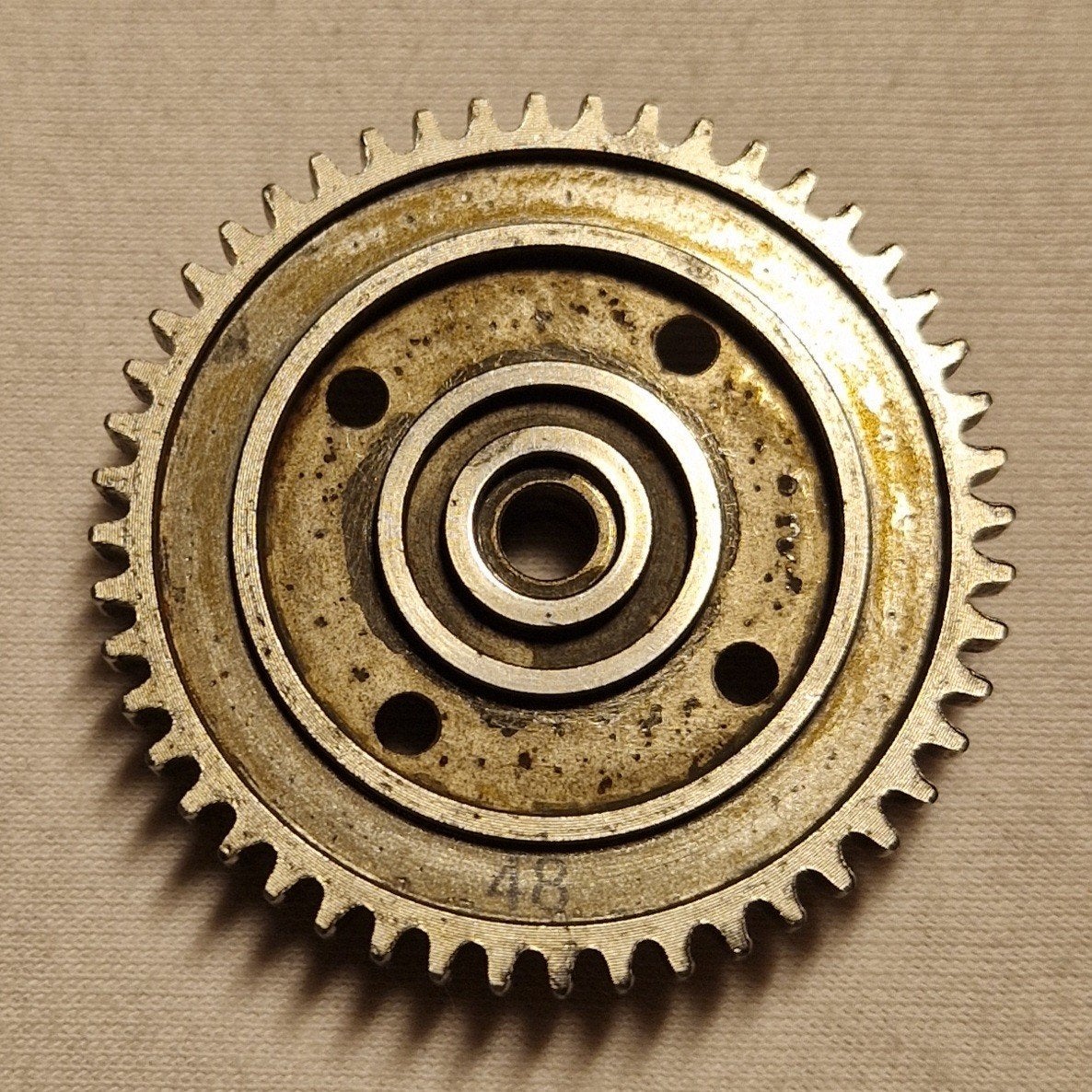 Mugen Seiki, Metal Spur Gear (48T), MBX6/6E/6R/6T/7R/7TE, Hobby en Vrije tijd, Modelbouw | Radiografisch | Auto's, Ophalen of Verzenden