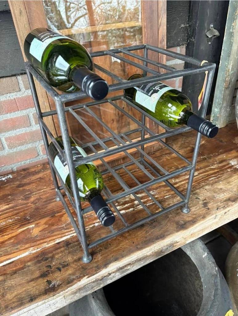 Robuust ijzeren wijnrek AANBIEDING!, 5 tot 15 flessen, Nieuw, Ophalen of Verzenden, Nvt