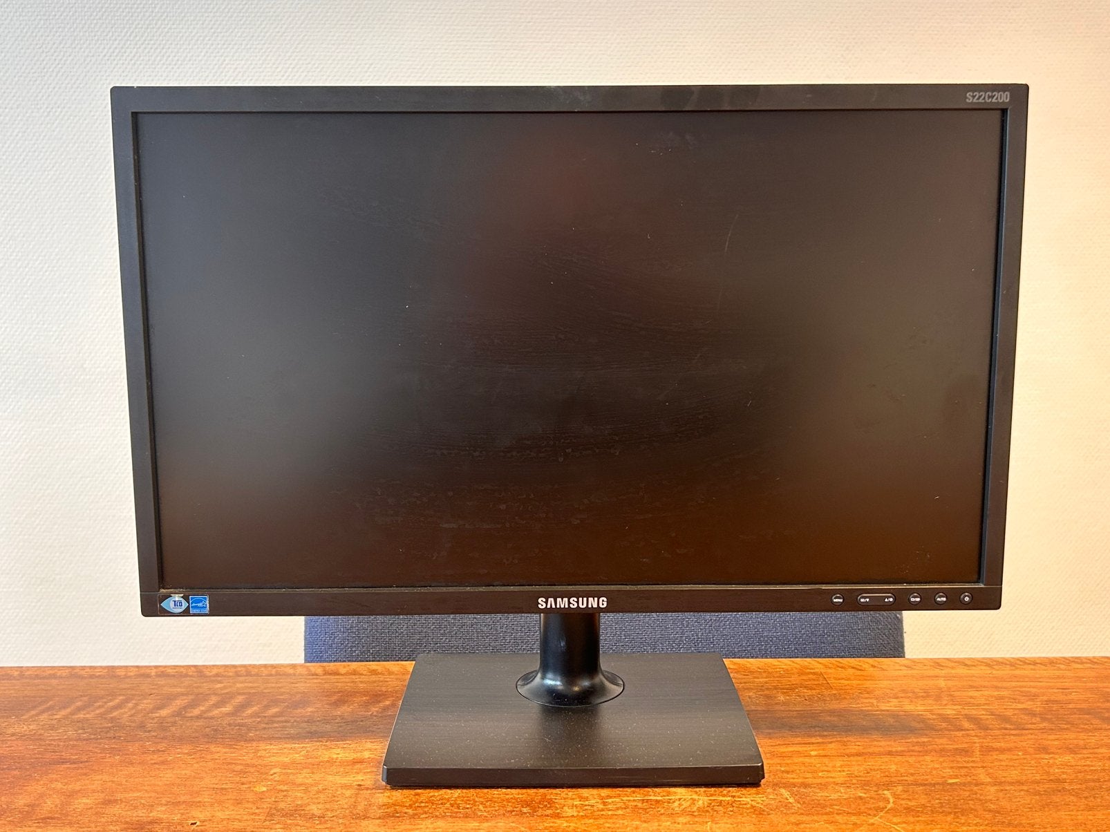 Samsung S22C200 monitor – 22 inch Full HD, 3 tot 5 ms, Full HD, Zo goed als nieuw, 60 Hz of minder