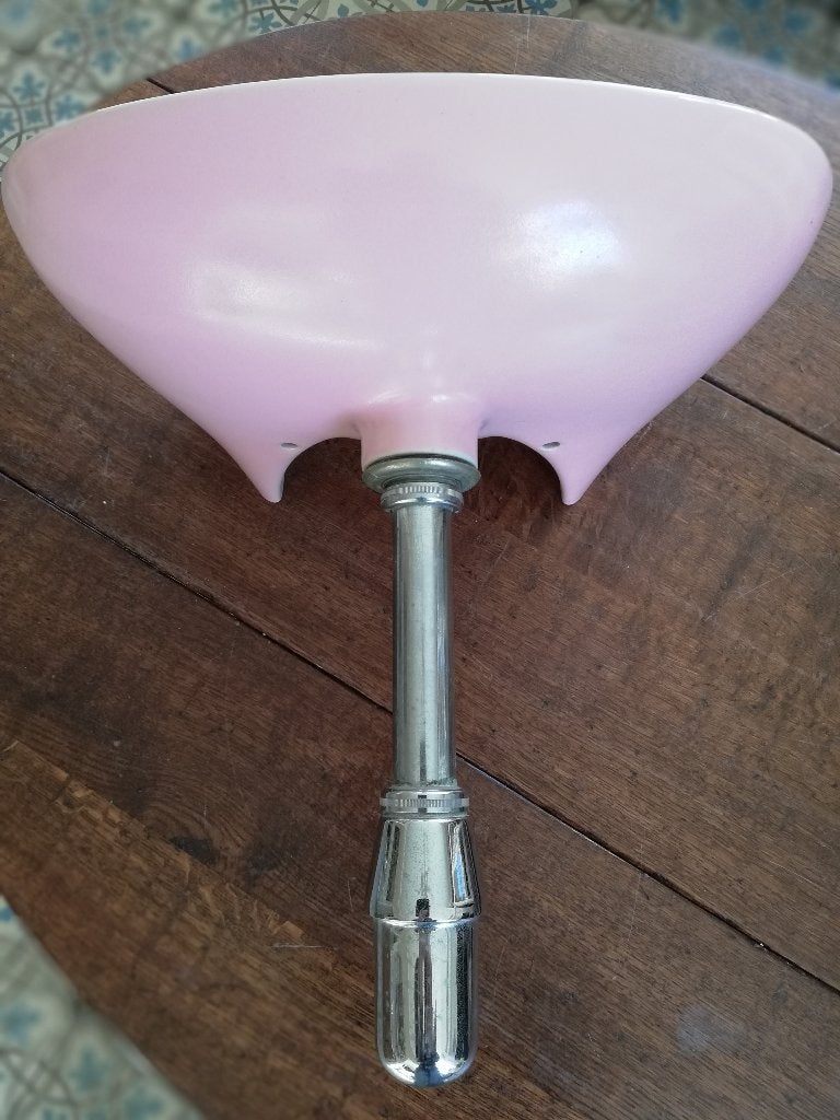 Tof vintage fonteintje in twee kleuren, roze onderkant, Antiek en Kunst, Ophalen