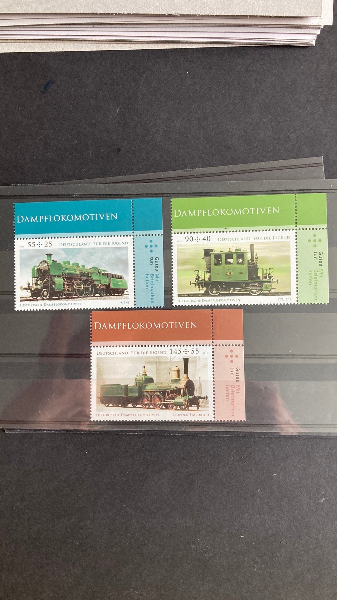Duitsland 2946/48 treinen post fris/1208, Ophalen of Verzenden, 1990 tot heden