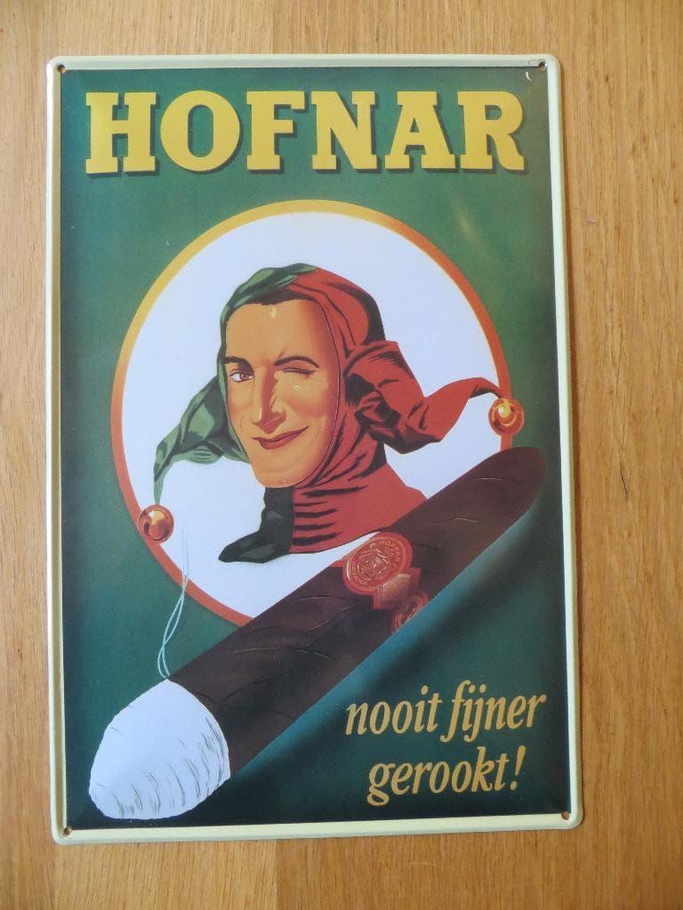 Hofnar reclamebord, Verzamelen, Ophalen of Verzenden, Zo goed als nieuw, Reclamebord