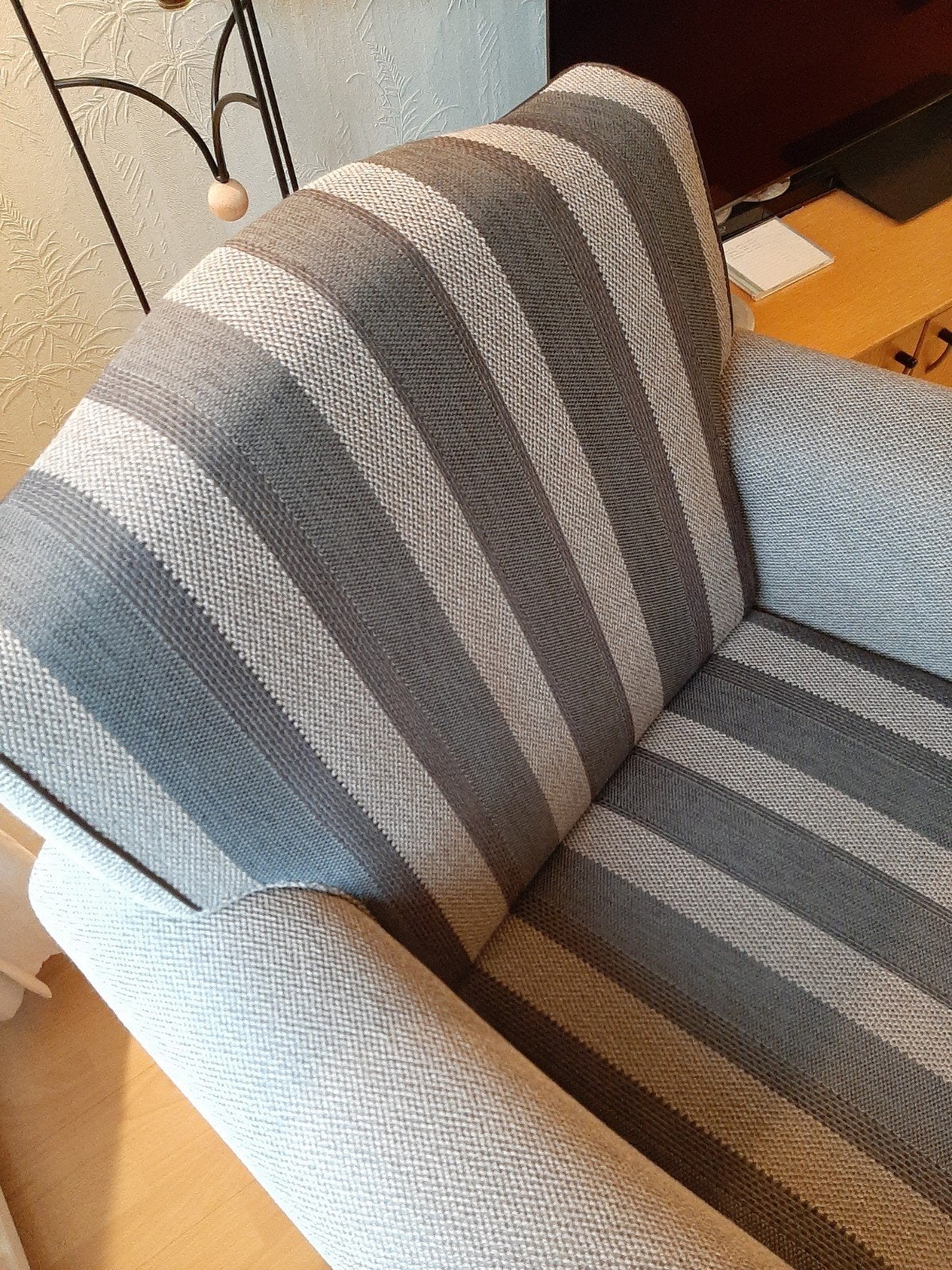 Fauteuil, Ophalen, Gebruikt, 190 cm of minder, Grijs
