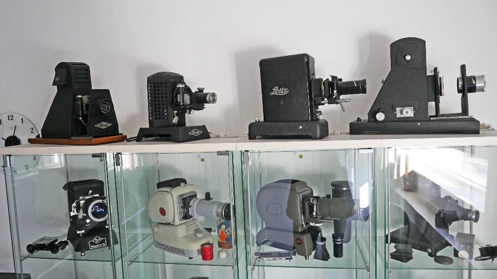 Filmstrook + dia projectoren (1920-1950), Audio, Tv en Foto, Ophalen, Gebruikt