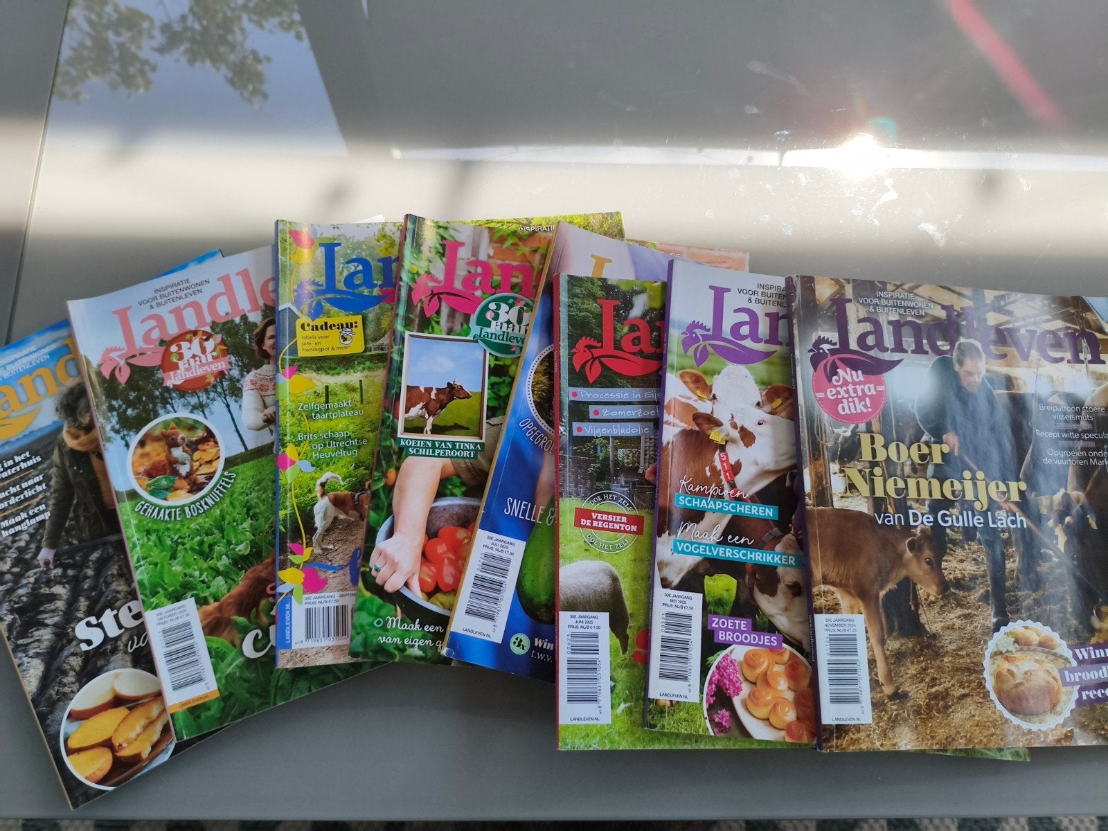 Landleven tijdschriften 8x, Ophalen of Verzenden, Gelezen