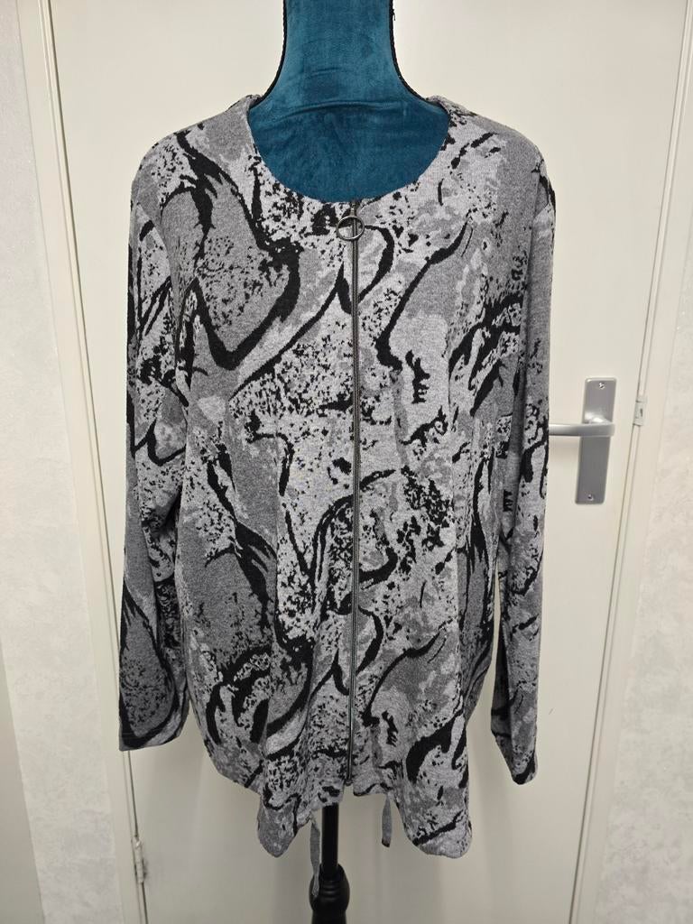 Grijs vest Rabe 50/52, Ophalen of Verzenden, Zo goed als nieuw, Grijs, Trui of Vest