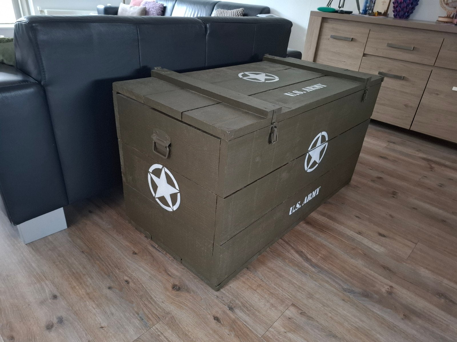 steigerhouten kist Groot Model, Ophalen, 50 – 75, Gebruikt, 50 tot 100 cm