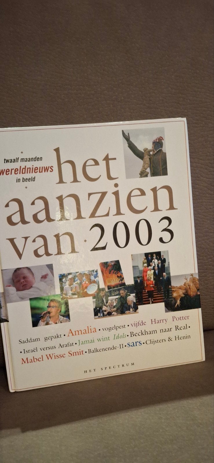 Het Aanzien van 2003: Twaalf Maanden Wereldnieuws in Beeld, Ophalen of Verzenden, 20e eeuw of later, Gelezen, Het Spectrum