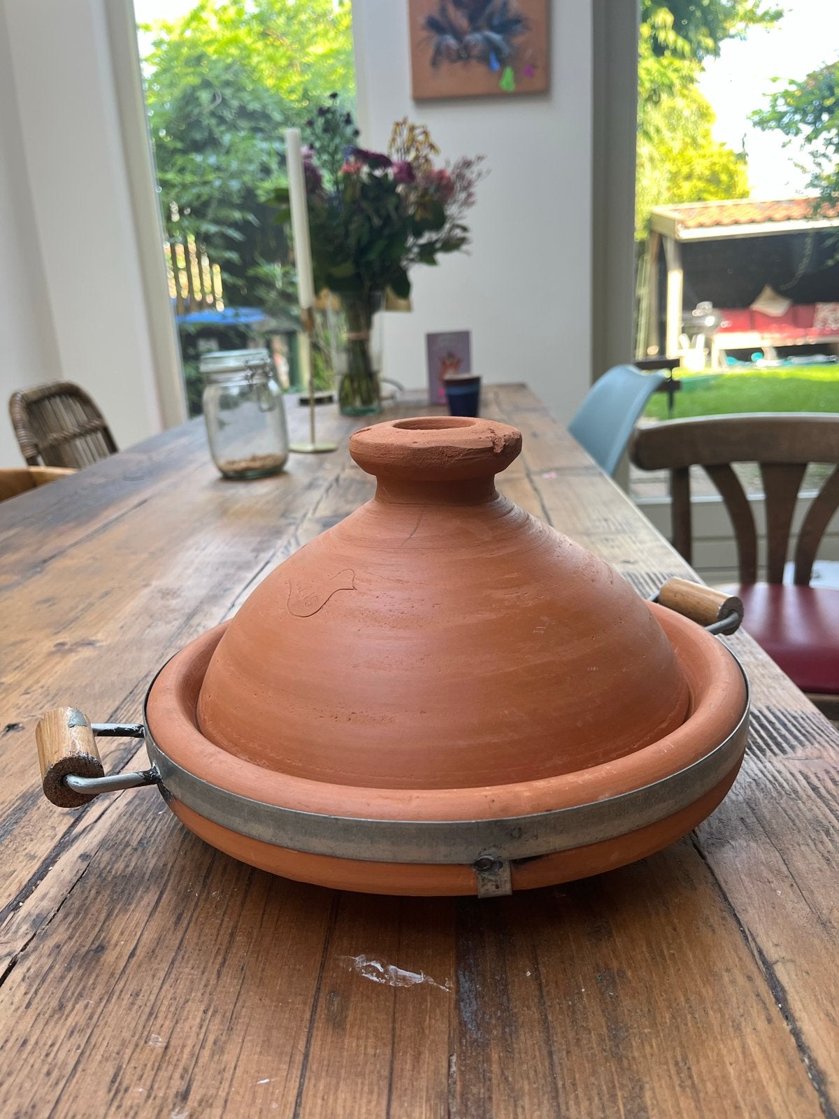 Nieuwe Tajine - Nooit Gebruikt, Huis en Inrichting, Ophalen, Nieuw, Steen/keramiek, Tajine