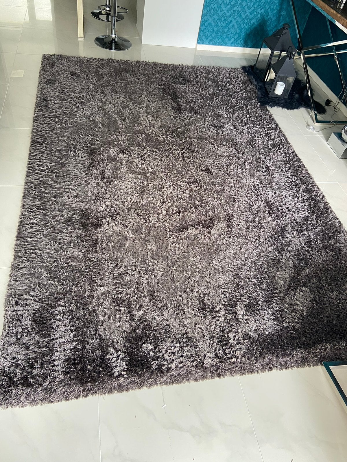 Guy De Versailles Kars Shaggy Vloerkleed Antraciet 200x300, Huis en Inrichting, Ophalen, 200 cm of meer, Eric Kuster, Zo goed als nieuw