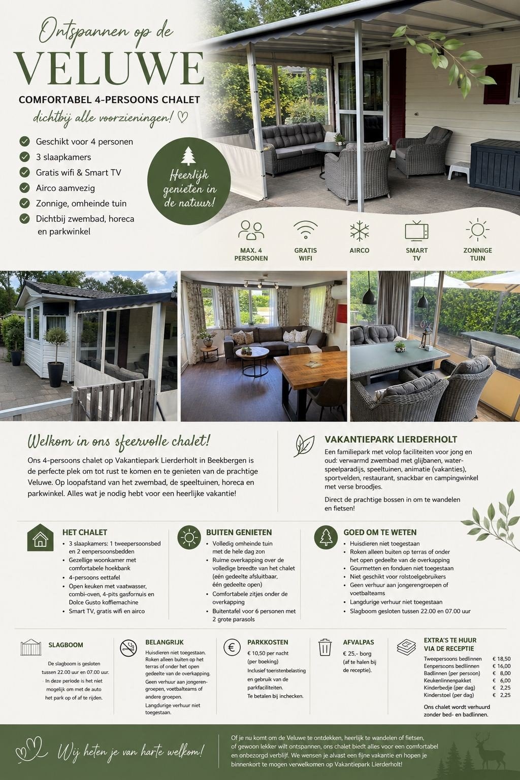 Vakantie chalet op de Veluwe