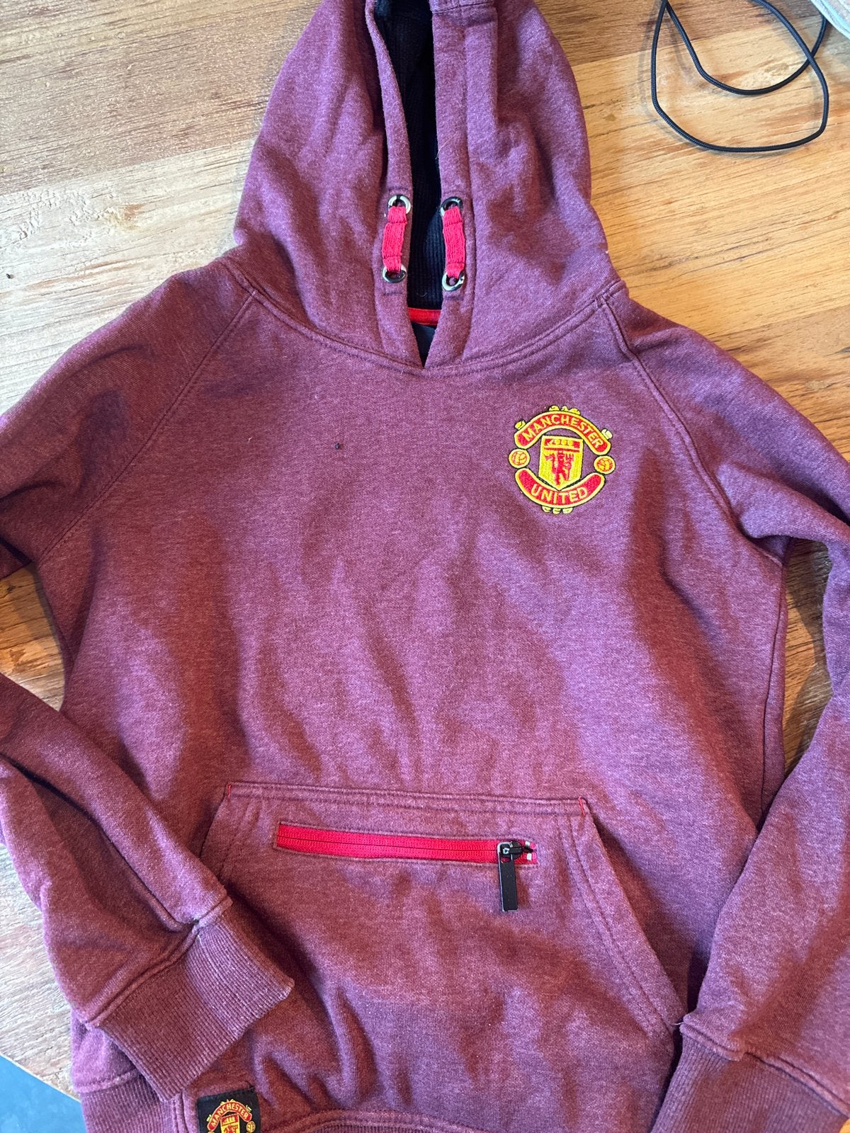 Manchester United Hoodie - Maat 10/11 jaar, Verzenden, Gebruikt, Jongen of Meisje