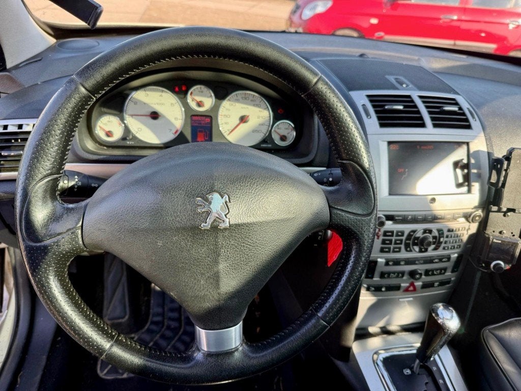 Peugeot 407 SW 2.0-16V ST Pack Bns AUT LEER LPG HANDEL PRIJS, Gebruikt, 4 cilinders, Beige, Verwarmde buitenspiegels
