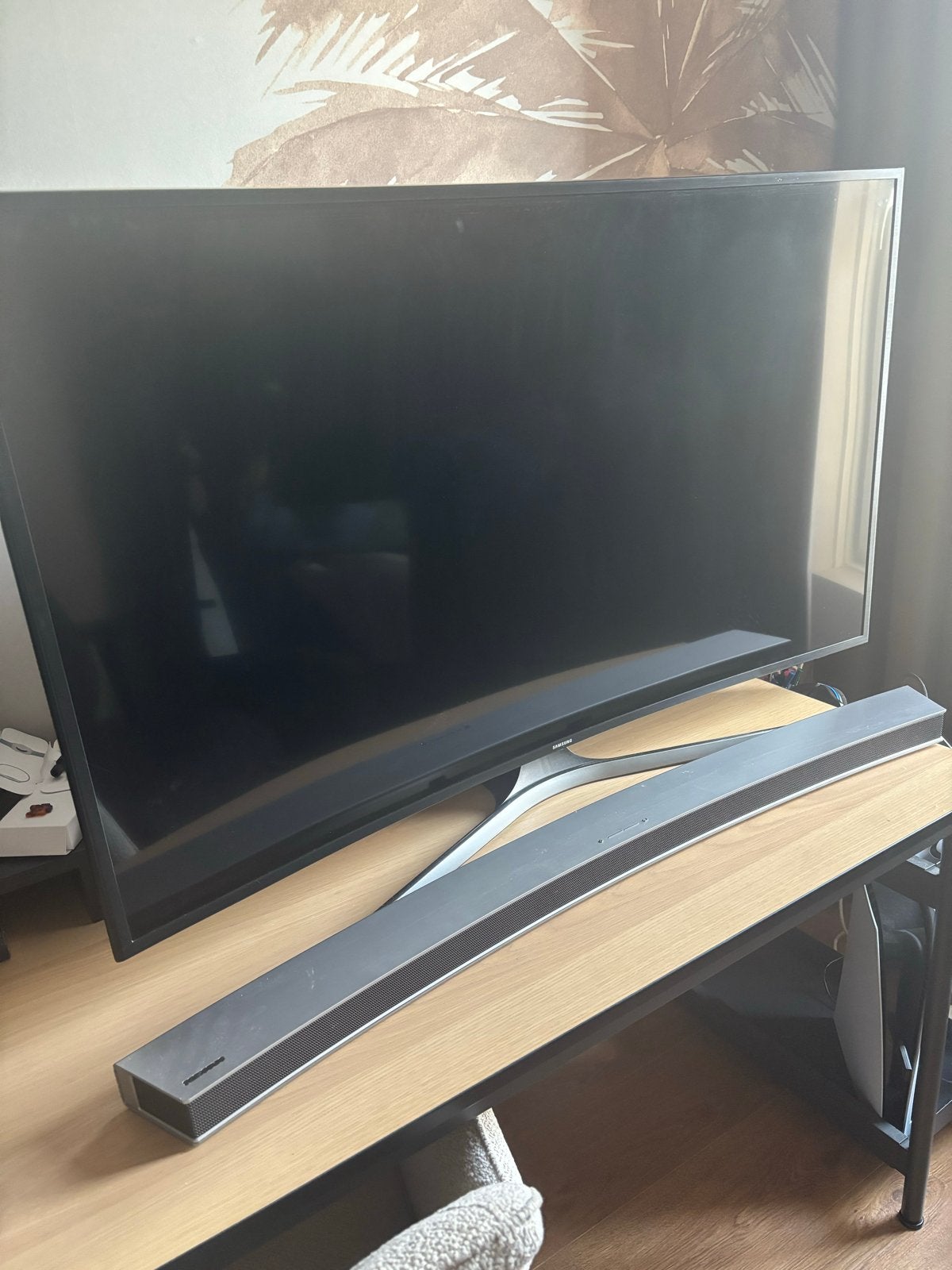 Samsung Smart TV 55 inch met Soundbar en Subwoofer, Ophalen, 50 Hz, Samsung, 100 cm of meer