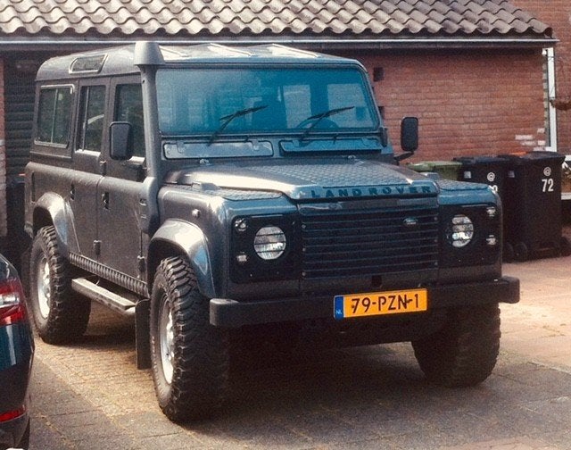 Land Rover, Defender 110, benzine, 1986, V8, 4.0, LHD, 5 bak, Auto's, Stof, 8 cilinders, 4000 cc, LED dagrijverlichting