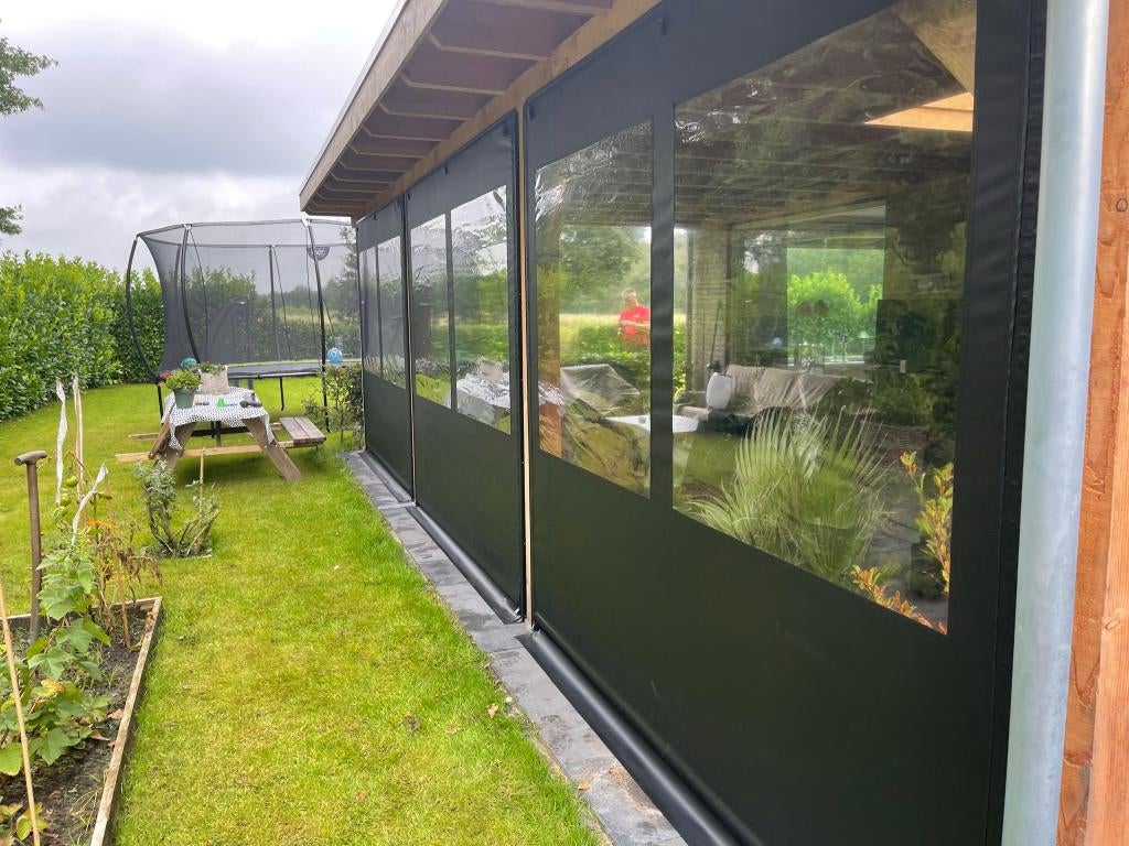 Verandazeil /Overkapping zeil/Zijwanden  op maat, Tuin en Terras, Ophalen, Nieuw
