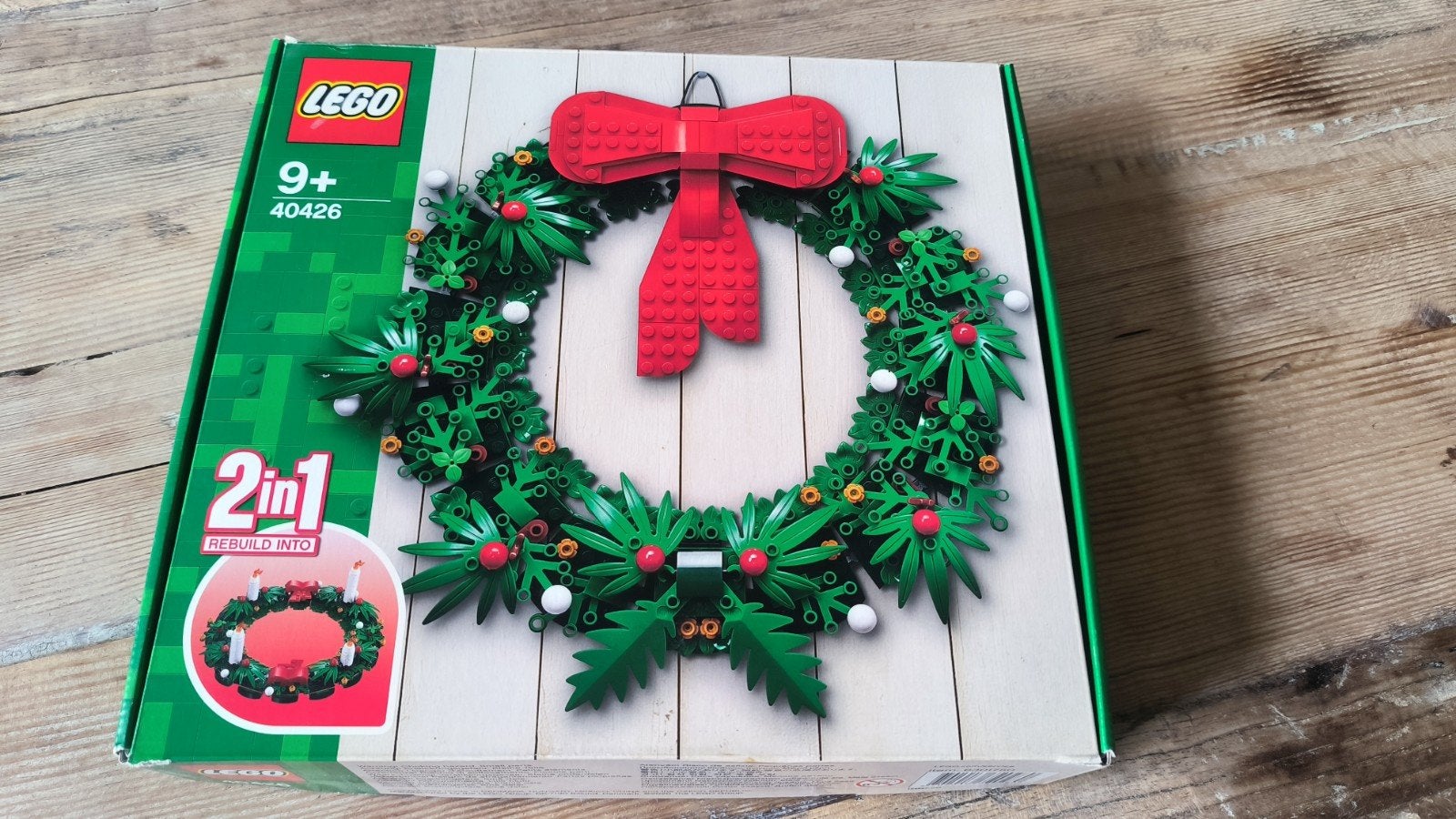 LEGO 40426 Kerstkrans - Gebruikt, Inclusief instructies, Overige thema's, Lego, Ophalen of Verzenden