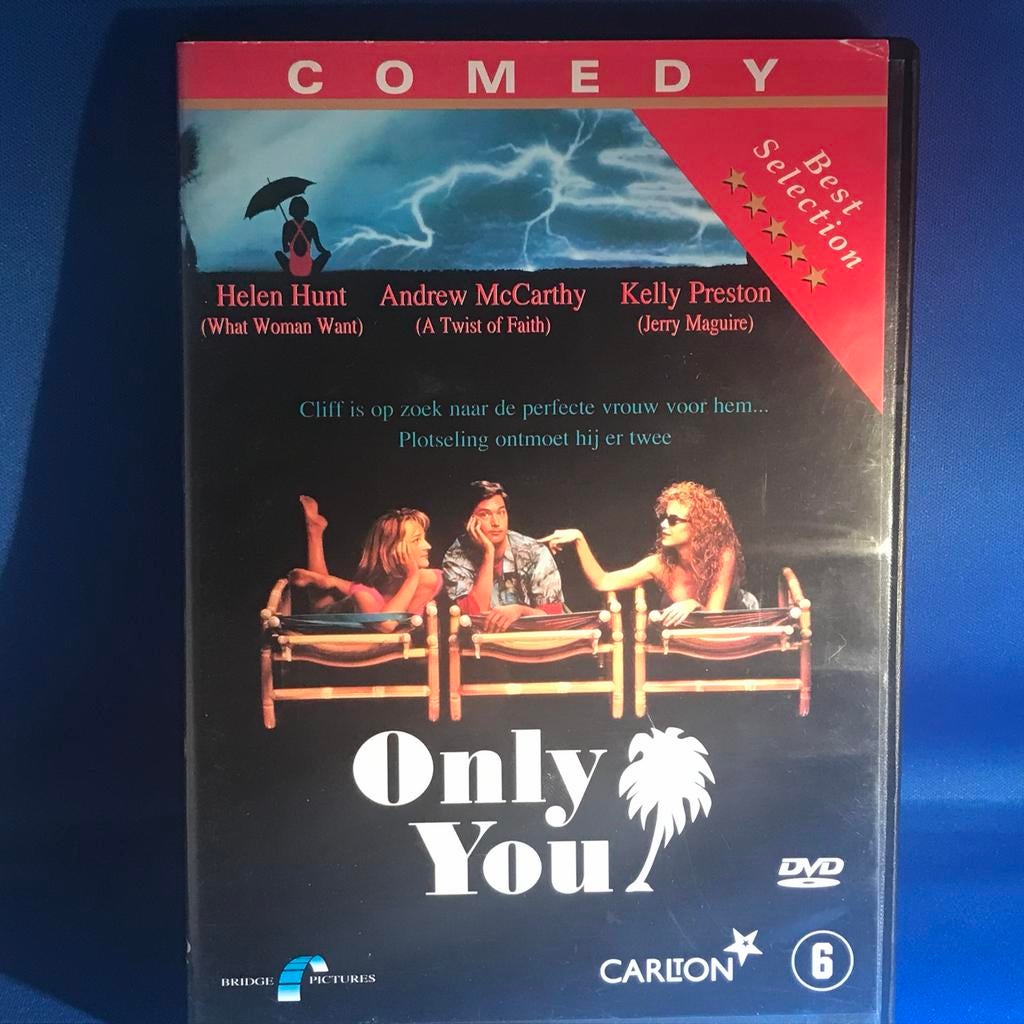 Only You DVD - Romantische Komedie met Helen Hunt, Vanaf 6 jaar, Ophalen, Gebruikt, Romantische komedie