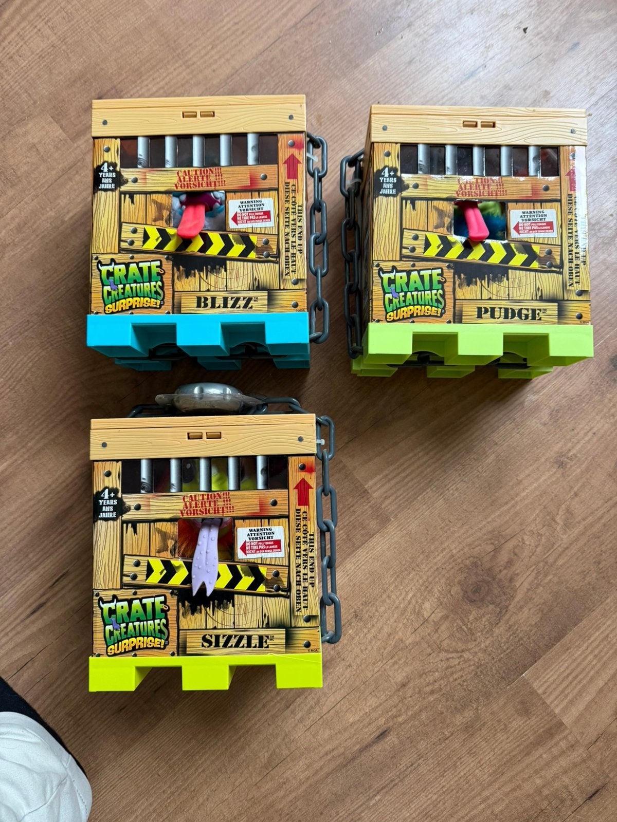3x Crate Creatures Surprise! Blizz, Pudge & Sizzle Ongeopend, Ophalen, Zo goed als nieuw