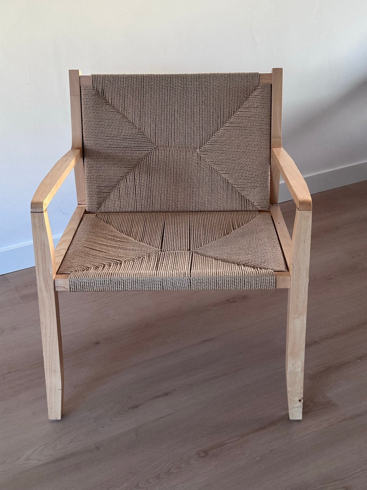 Zo goed als nieuwe Kwantum fauteuil met houten frame, 75 tot 100 cm, Ophalen of Verzenden, Zo goed als nieuw, 50 tot 75 cm
