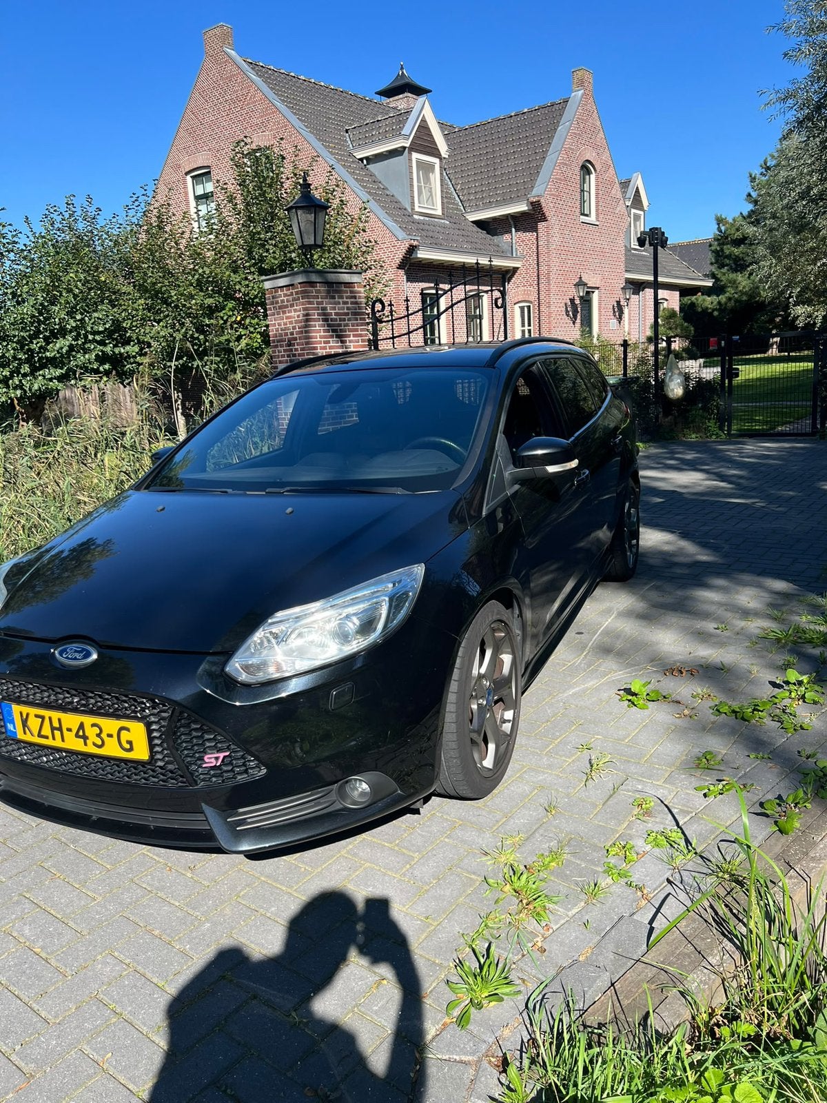 Ford Focus 2.0 Ecoboost ST3 Wagon 2013 Zwart 250+PK, Auto's, 4 cilinders, Zwart, Handgeschakeld, Xenon verlichting