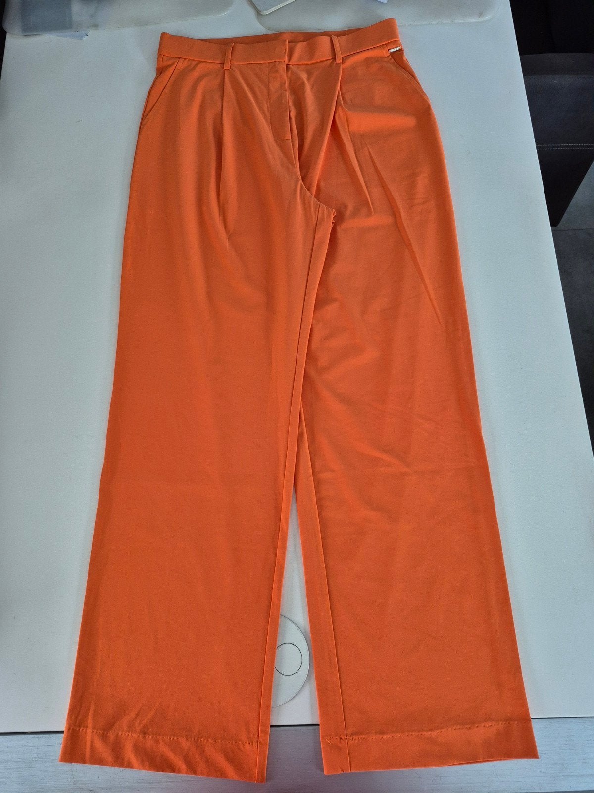 Mi Piace Oranje Pantalon met Wijde Pijpen - Maat XXL, Kleding | Dames, Maat 46/48 (XL) of groter, Nieuw, Oranje, Ophalen of Verzenden