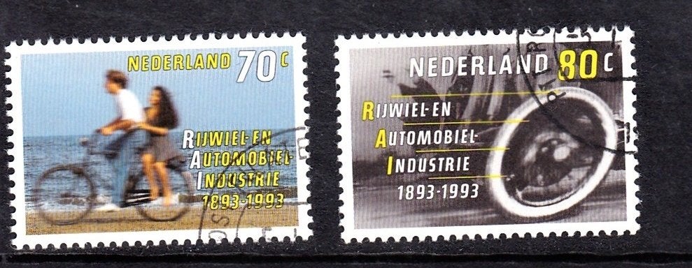 Nederland zegels uit 1993 vooraf gestempeld, Verzenden, Na 1940, Gestempeld