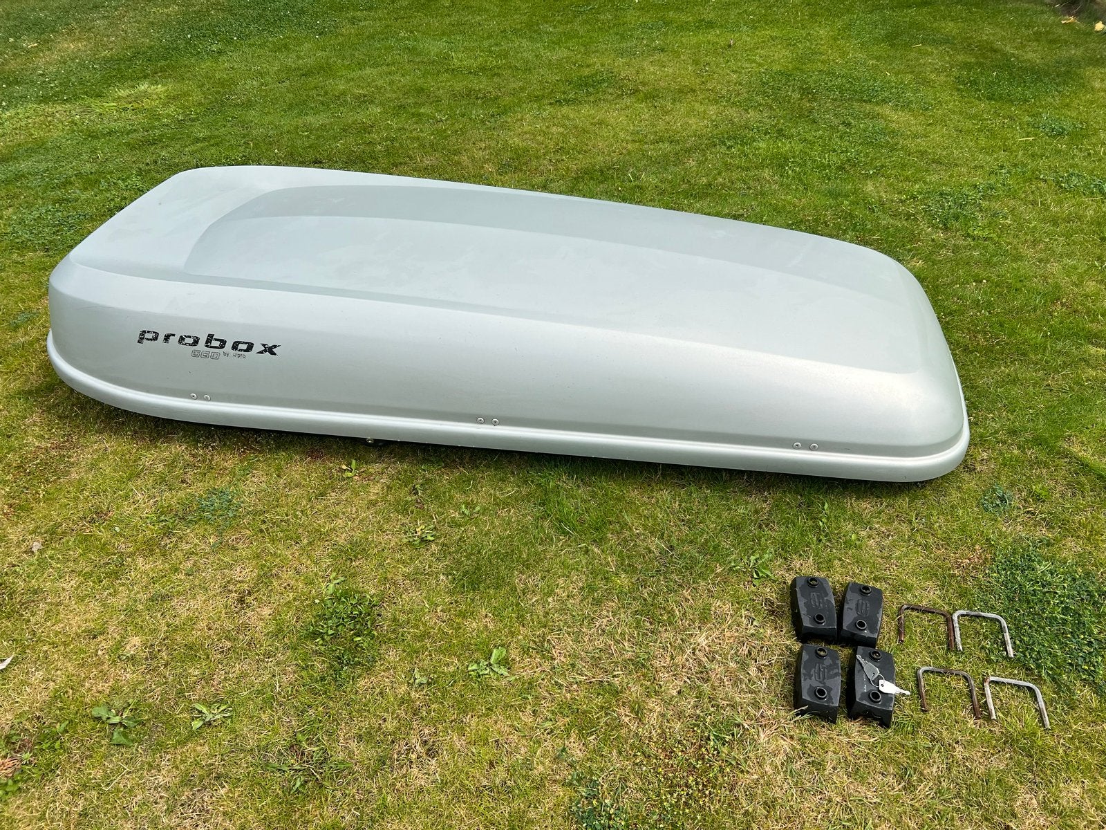Hapro Probox 460 Dakkoffer - Grijs, Auto diversen, Dakkoffers, Ophalen, Gebruikt
