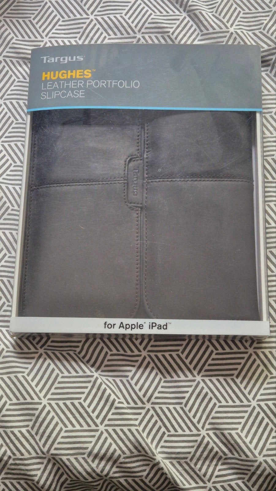 Targus Hughes Leren Hoes voor Apple iPad - Nieuw, Computers en Software, Apple iPads, Apple iPad, Zwart, Nieuw, Ophalen