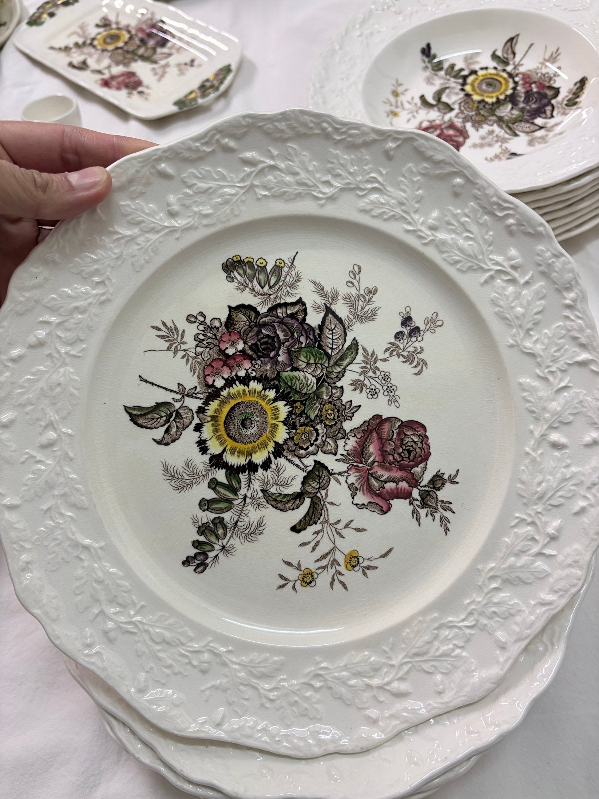 Compleet Vintage Mason's Friarswood Servies, Ophalen