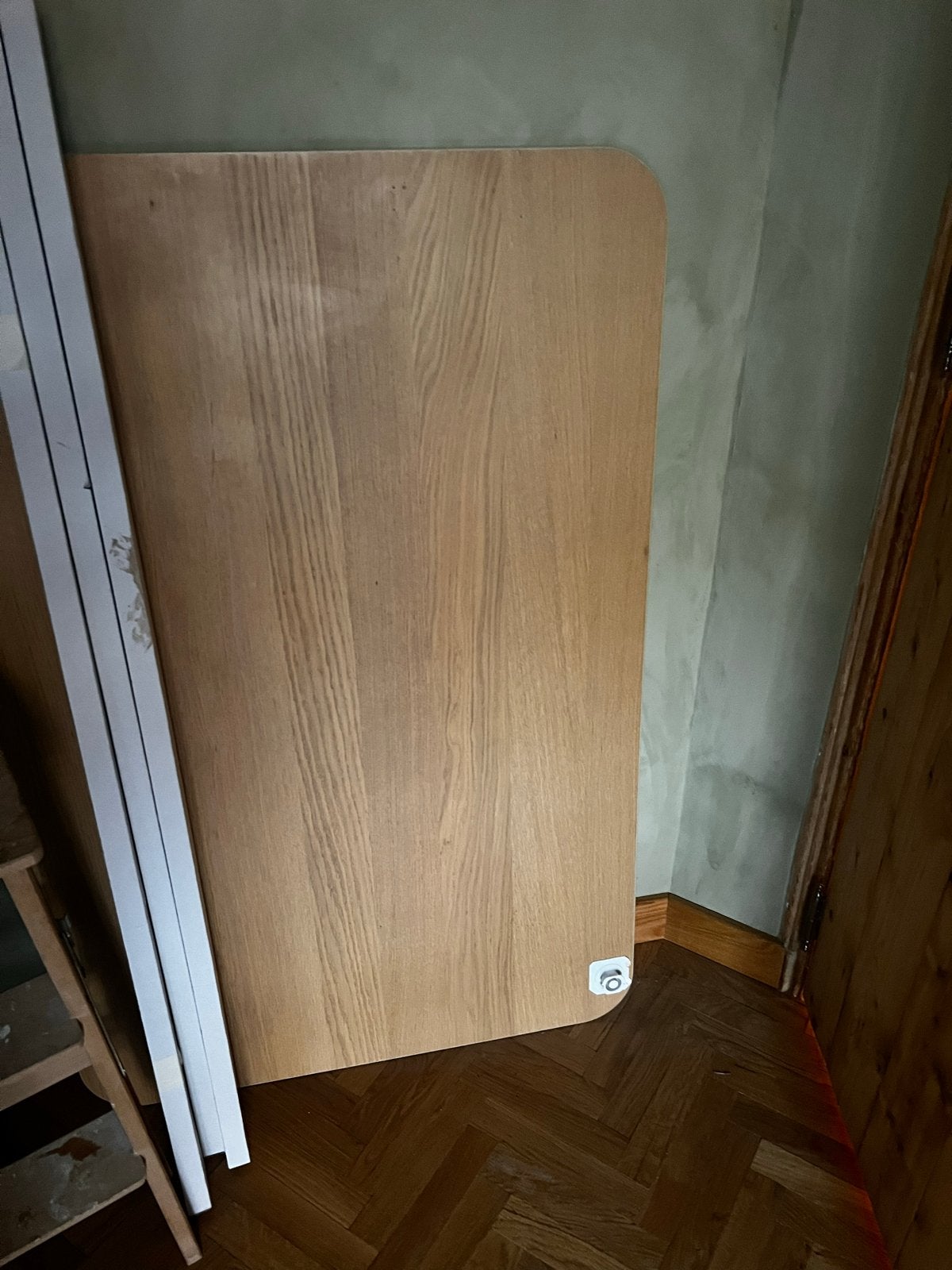 Ikea zit sta bureau elektrisch houtlook 120x 80, Ophalen, Elektrisch, Gebruikt