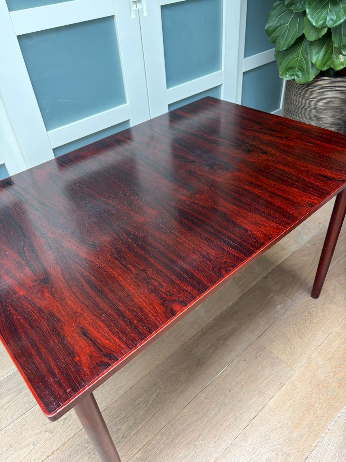 Vintage uitschuifbare eettafel van Rio pallidander 1970, Huis en Inrichting, Tafels | Eettafels, Ophalen, 200 cm of meer, 50 tot 100 cm