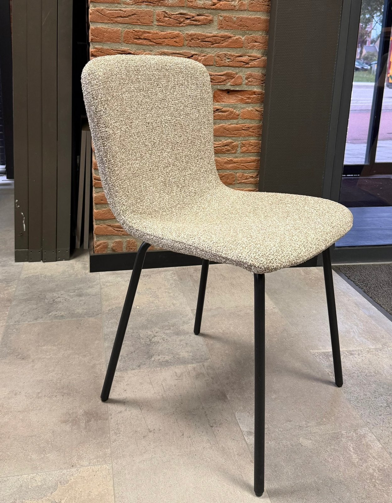 Eetkamerstoelen Luca Taupe / Beige / Bruin, Huis en Inrichting, Stoelen, Ophalen, Overige kleuren, Nieuw, Stof