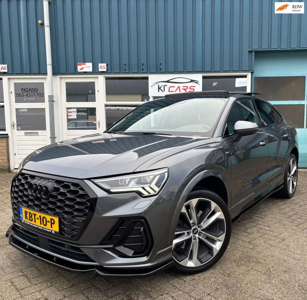 Audi Q3 Sportback 45 TFSI e S Edition| 3x S-Line | Panoramad, Gebruikt, Euro 6, 150 pk, Leder en Stof