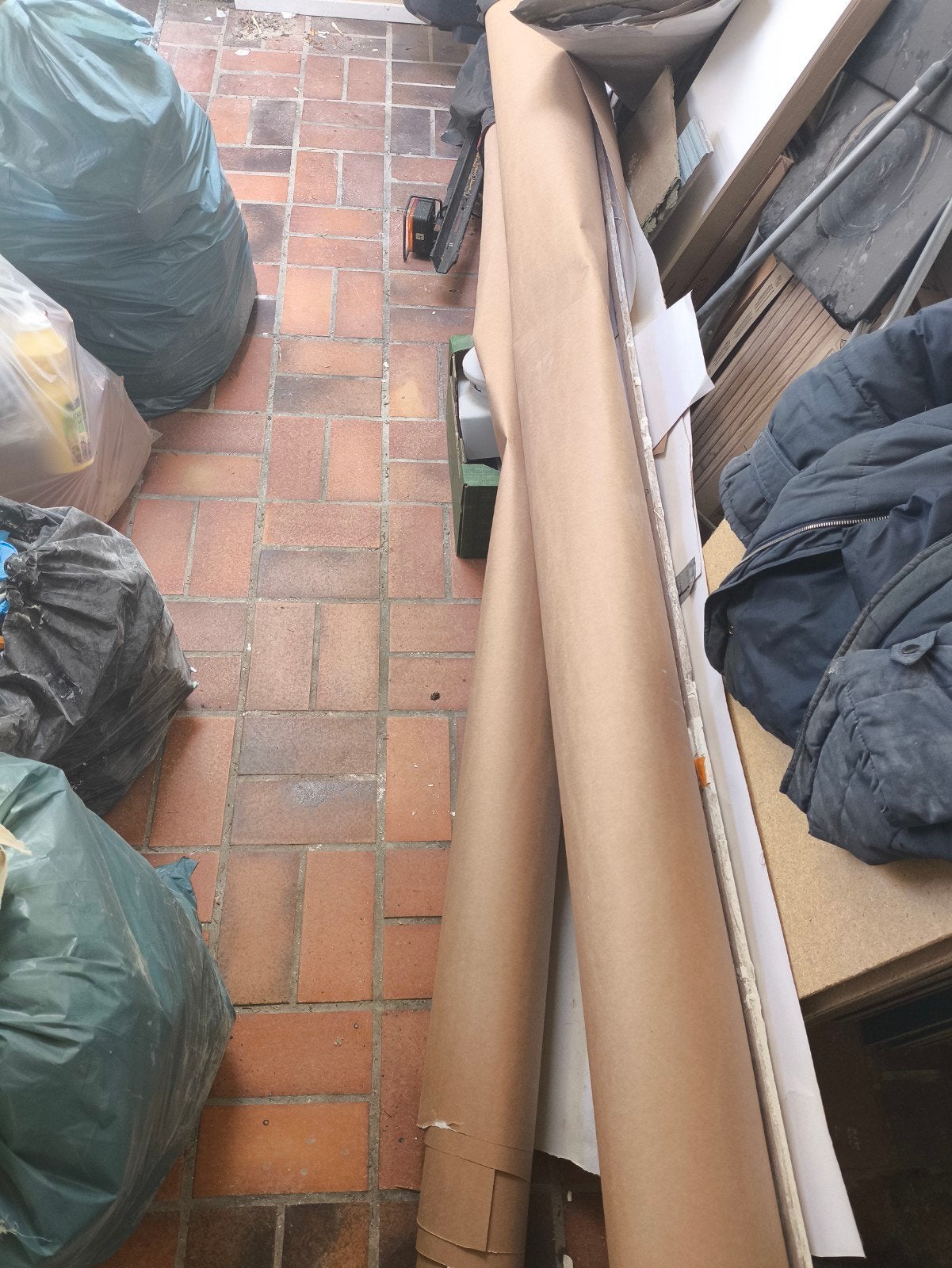 Gebruikte rollen stucloper - onderkant schoon, Doe-het-zelf en Verbouw, Ophalen, Gebruikt