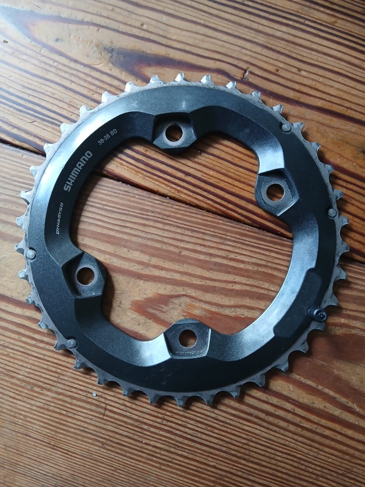 Shimano XT dyna-sys 11 38-28 BD SET. SHIMANO 11S, Fietsen en Brommers, Aluminium, Mountainbike, Ophalen, Crankstel of Pedalen