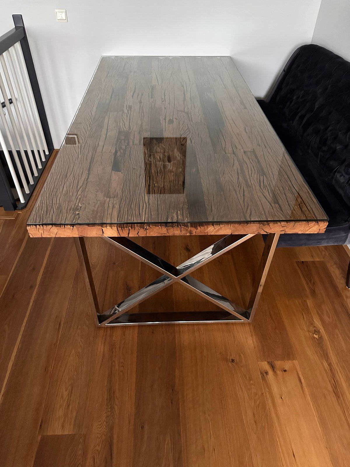 Kensington/Richmond Eettafel 200x100cm - Zwaar 8 persoons, Ophalen, 100 tot 150 cm, 200 cm of meer, Zo goed als nieuw