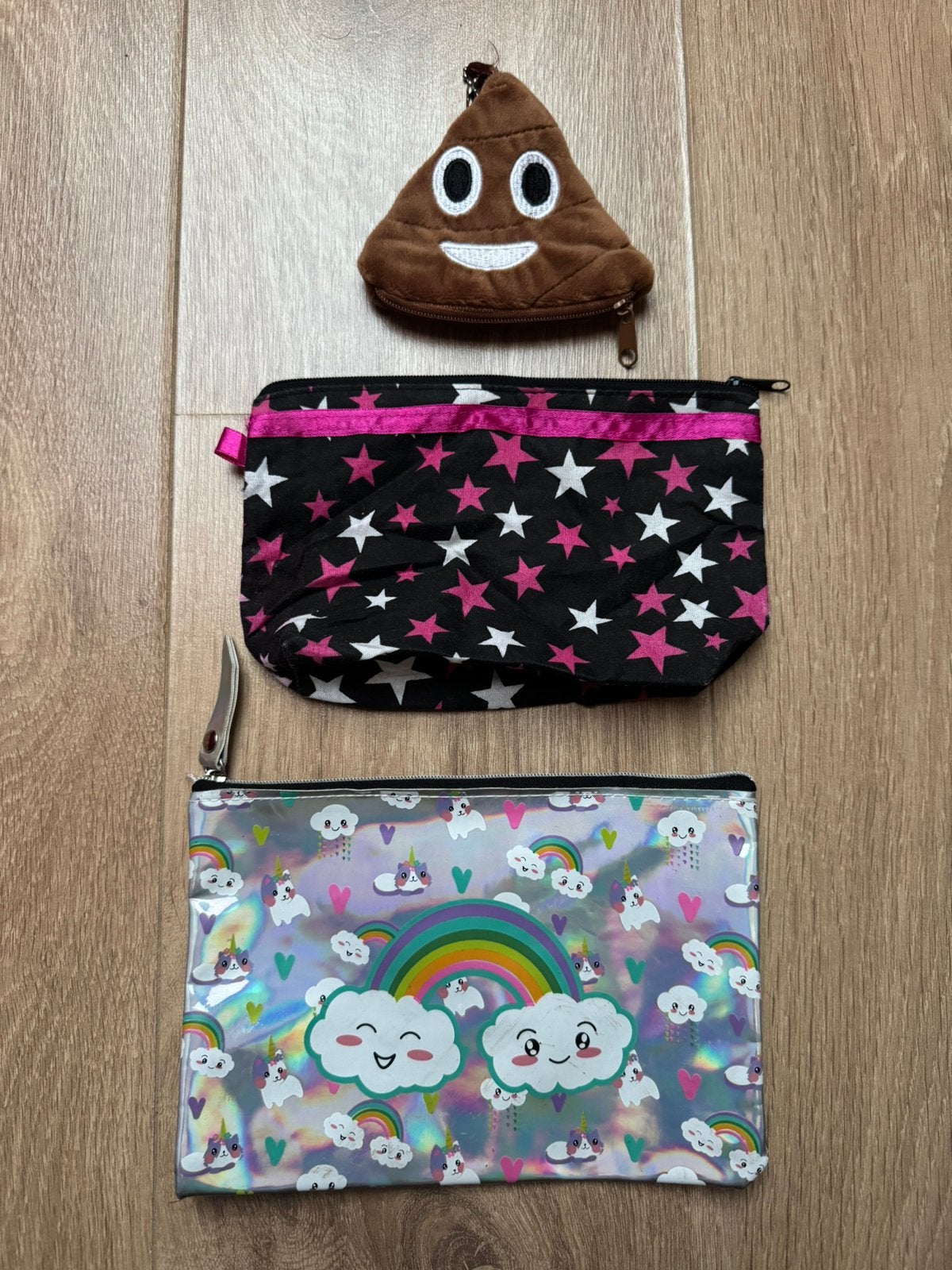 Etui 2 stuks & smiley portemonnee, Ophalen of Verzenden, Gebruikt