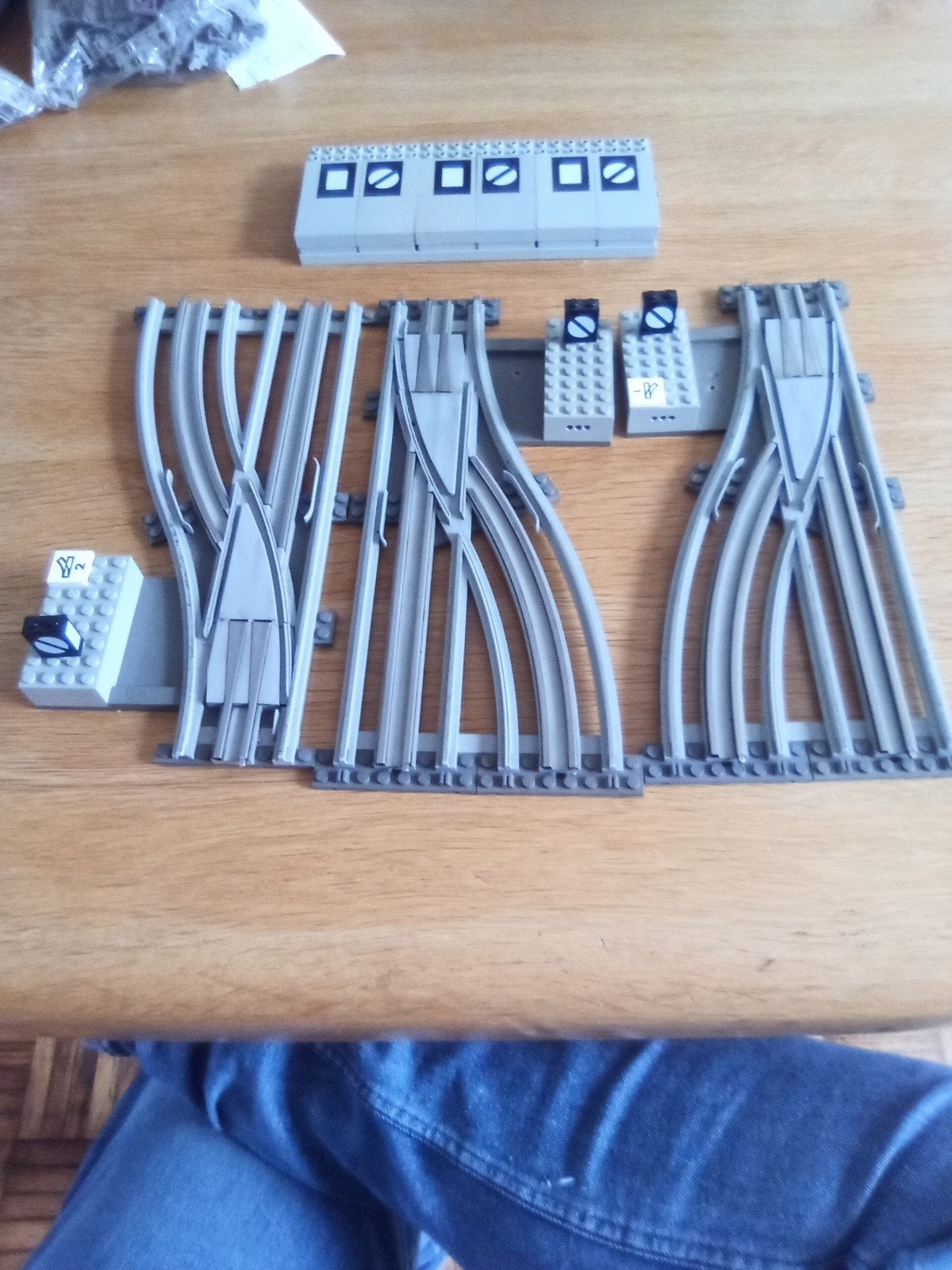 3x Lego 12V Wissels met Bediening - Gebruikt, Gebruikt, Overige thema's, Lego, Accessoire