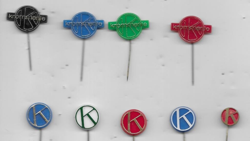 KROMMENIE SPELDEN 9 VERSCHILLENDE, Verzenden, Gebruikt, Overige onderwerpen, Speldje of Pin