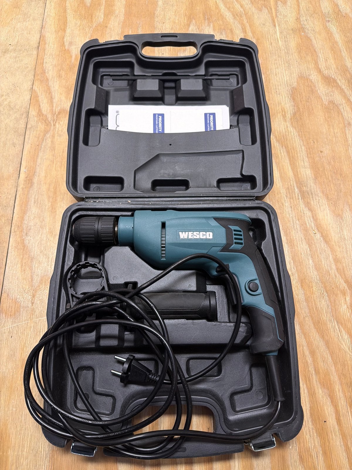 Wesco Klopboormachine - Zo goed als nieuw, Doe-het-zelf en Verbouw, Ophalen of Verzenden, Zo goed als nieuw, 600 watt of meer