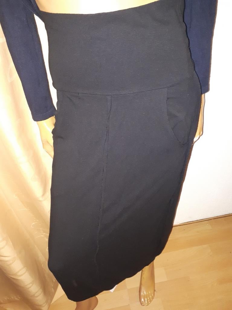 Zwarte midi rok met zakken van cora kemperman maat M, Maat 38/40 (M), Zwart, Ophalen of Verzenden, Onbekend