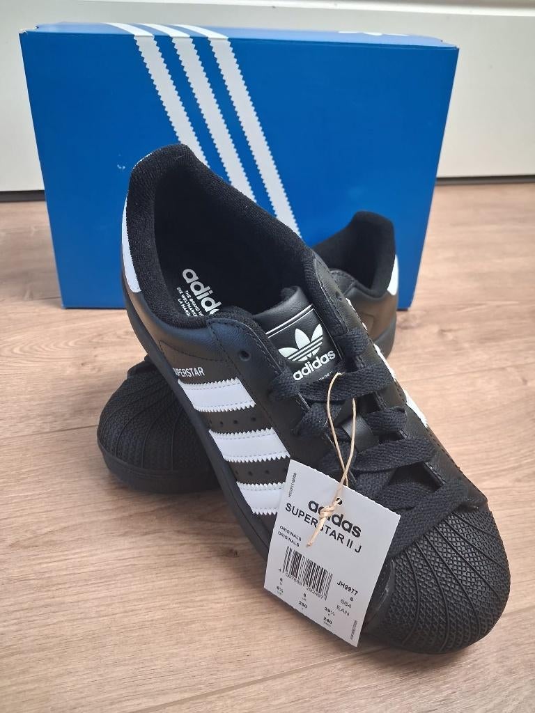 Adidas Superstar II J zwart/wit sneakers | maat 39 1/3, Kleding | Dames, Schoenen, Adidas, Zwart, Nieuw, Ophalen of Verzenden