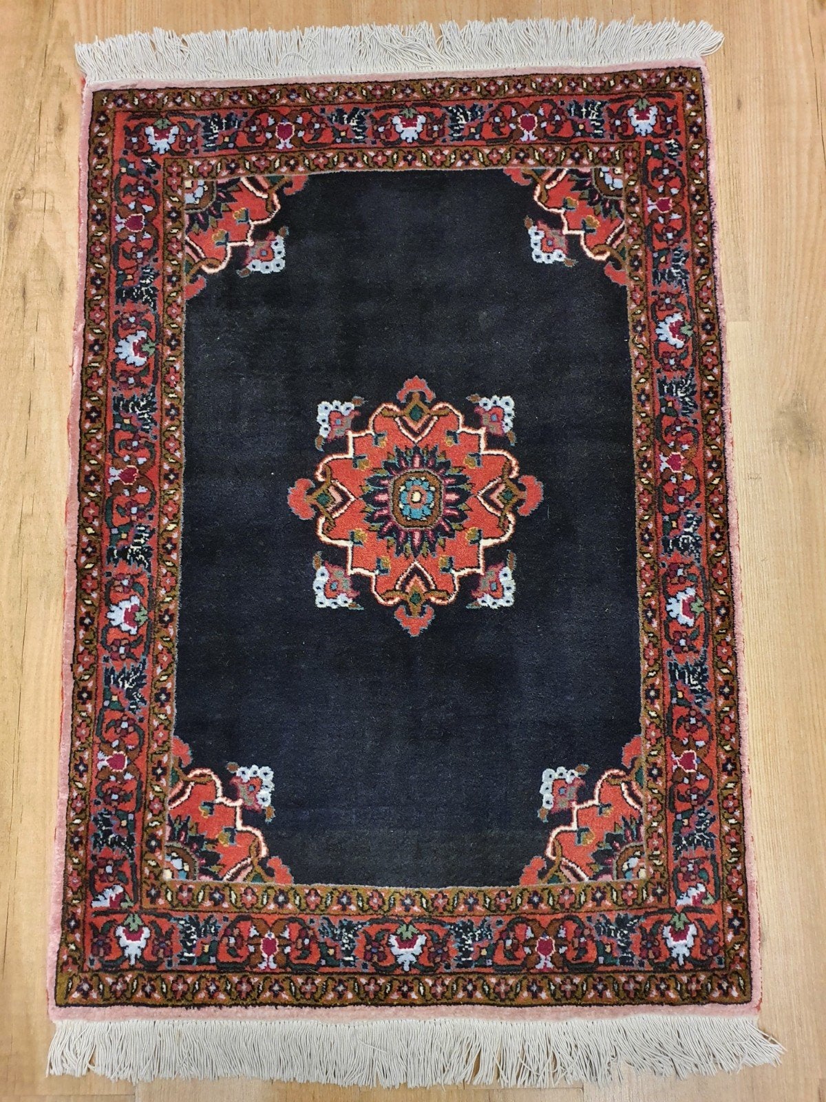 Handgeknoopt perzisch tapijt bidjar 100x63, Info@SlatsAntiek.nl, Tweedehands, Tweedehands, 100 tot 150 cm