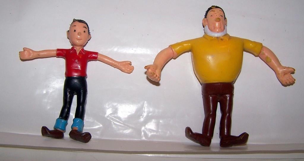 2 Suske en Wiske (Suske en Jerommeke) Brabo draadfiguurtjes., Verzamelen, Stripfiguren, Ophalen of Verzenden, Suske en Wiske, Zo goed als nieuw