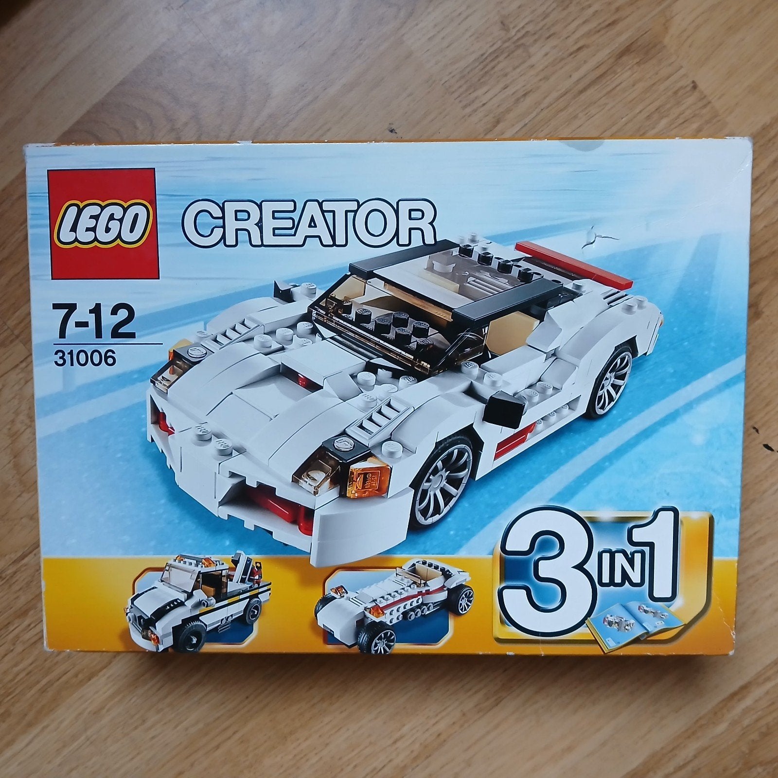 LEGO Creator 31006 Sportwagen 3-in-1, Gebruikt, Lego, Ophalen of Verzenden, Inclusief doos