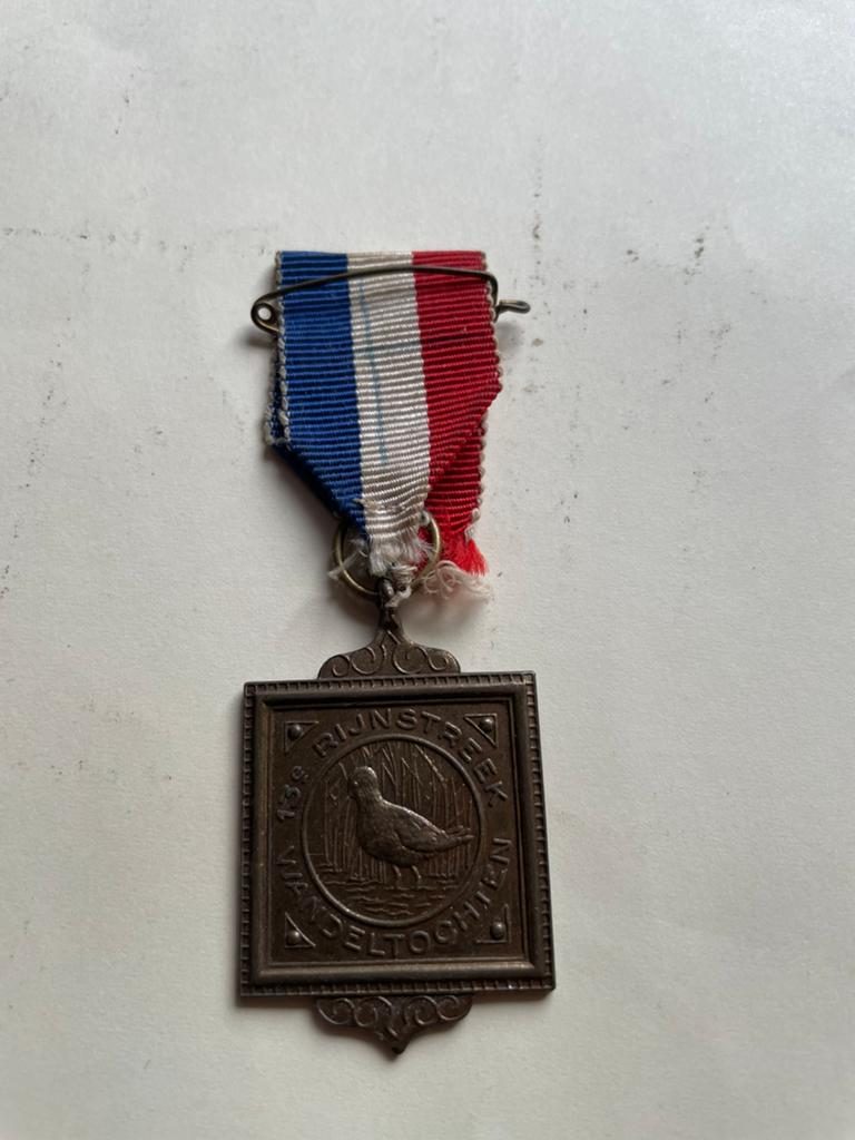 Oude wandelmedaille, Postzegels en Munten, Penningen en Medailles, Ophalen, Overige materialen
