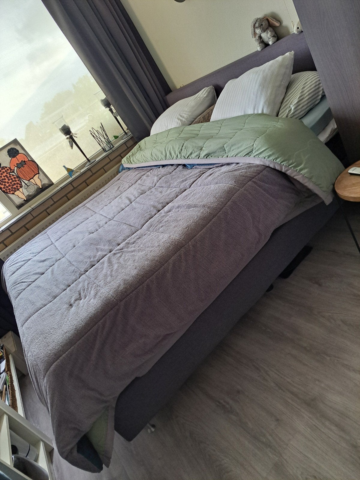 Boxspring 180cm x 200cm, Huis en Inrichting, Ophalen, Zo goed als nieuw, Tweepersoons, 180 cm