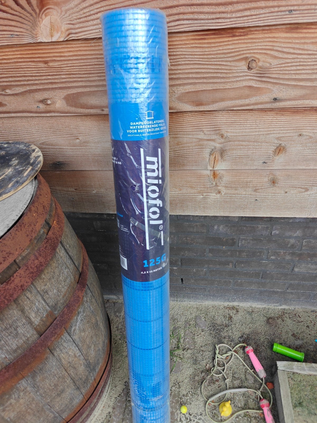 Miofol 125 Dampdoorlatende Waterkerende Folie, Ophalen of Verzenden, Nieuw, 15 m² of meer, Folie